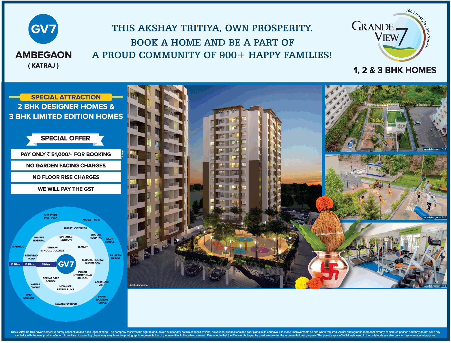 Pay only Rs. 51,000 for booking at Chirag Grande View 7 in Pune Update